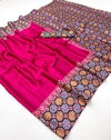 Pure Ajrakh 012 By Girnar Modal Satin Sarees Wholesale Price In Surat